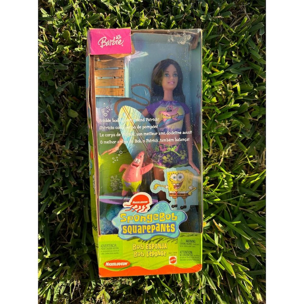 Mattel Barbie Doll Loves SpongeBob SquarePants 2003 Nickelodeon Edition